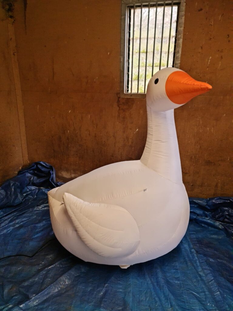 1.5m Inflatable Goose Mascot Replica