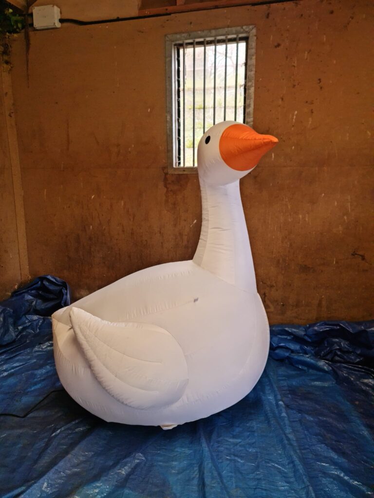 1.5m Inflatable Goose Mascot Replica