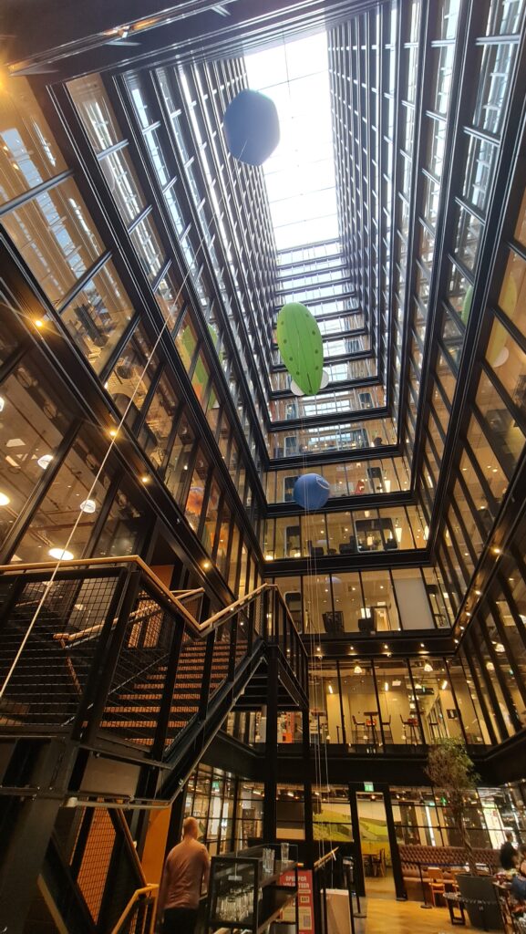 Inflatable Sphere and Blimp Pantone Matched for Amazon Prime Helium Filled inside Head Office