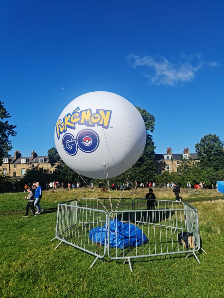 Pokemon Go 3m Helium Sphere at Brockwell Park for Pokemon Go Festival