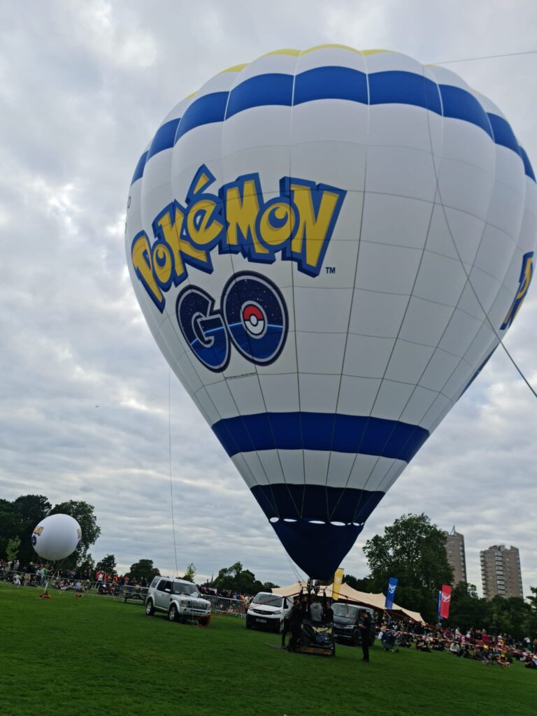 Pokemon Go 3m Helium Sphere at Brockwell Park for Pokemon Go Festival